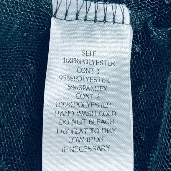 NEW Windsor Sheer Black Lace Bodysuit size Medium - Picture 9 of 16